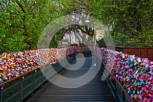 Love Locks at Namsan Seoul Tower