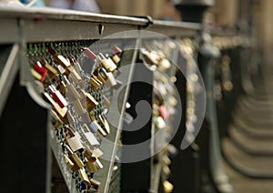 Love locks in Paris