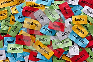 Love in many languages photo