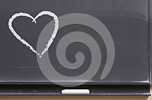 Love message on the board