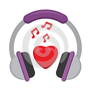 Love Music vector icon Which Can Easily Modify Or Edit