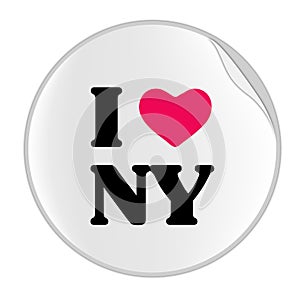 Love New York Sticker (STICKER SERIES)