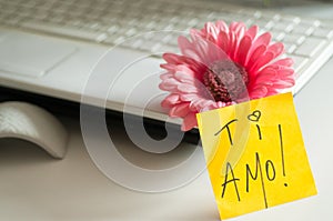 Love note Ti Amo!
