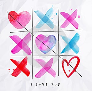 Love noughts and crosses game