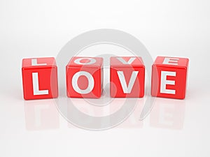 Love out of Letter Dices photo