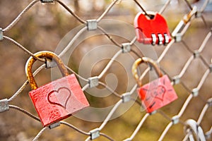 Love padlocks