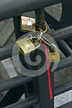 Love padlocks