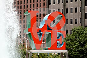 Love Park, officially known as John F. Kennedy Plaza, is a plaza located in Center City, Philadelphia