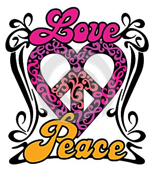 Love Peace Heart