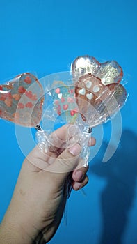 Love pink candy lolypop