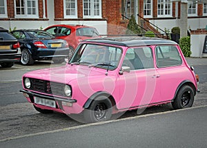 Love pink mini car