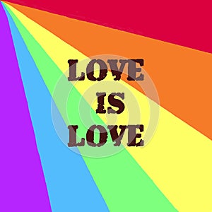 Love is love poster photo