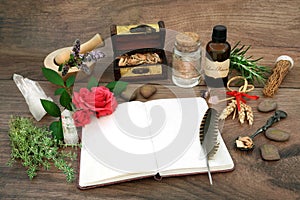 Love Potion Equipment and Ingredients for Magic Spell