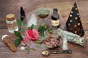 Love Potion Romantic Wiccan Occult Composition
