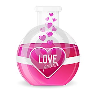 Love Potion Vector Illustration