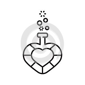 love potion. Vector illustration decorative design