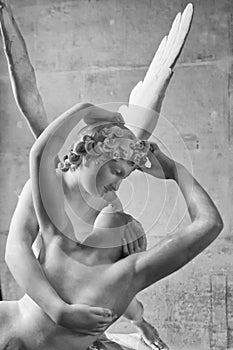 Love and psyche statue photo