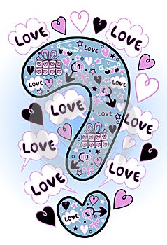 Love question mark
