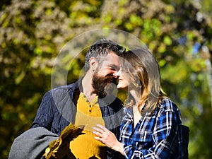 Love, relationship, family and people concept - smiling couple hugging