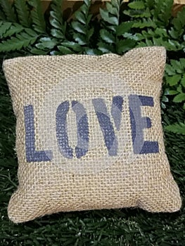 Love sack bag souvenir to decorate or give in the wedding, Valentine day, for lover