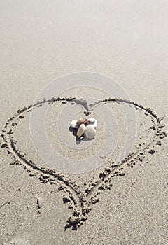 Love in sand