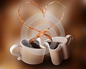 Love splash of coffee