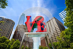 Love statue in Philadelphia