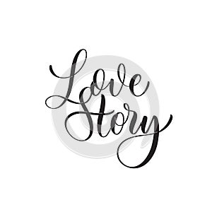 Love story - caligraphy inscription for album