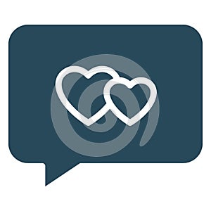 Love theme, heart on paper Isolated Vector Icon which can be easily modified or edited