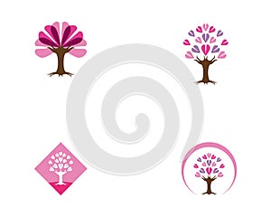 Love tree icon vectorillustration