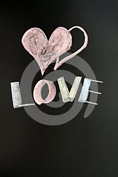 Love with two hearts photo