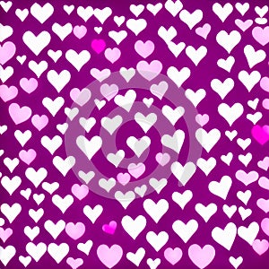 Love Valentines day background - hearts wallpaper