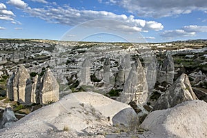 Love Valley in Cappadocia in Turkey.