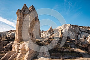 Love valley near Goreme village. Cappadocia, Nevsehir , Turkey