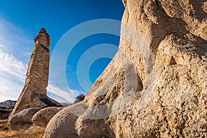 Love valley near Goreme village. Cappadocia, Nevsehir , Turkey