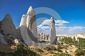 Love Valley near the GÃ¶reme, Cappadocia, Turkey