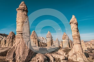 Love Valley (Turkish Asiklar Vadisi) is a valley near GÃ¶reme Historical National Park, Cappadocia, Turkey.