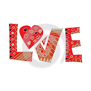 Love vector illustration