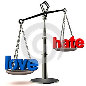 Love versus hate