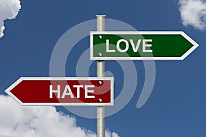 Love versus Hate photo