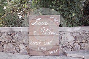 Love and Wine Quote