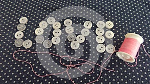 Love word craft ideas with buttons and thread reel creative home decoration