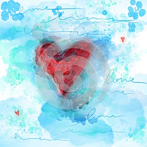 Love written in the sky