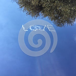 Love written in the sky