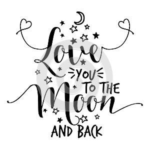 Love you to the moon and back photo