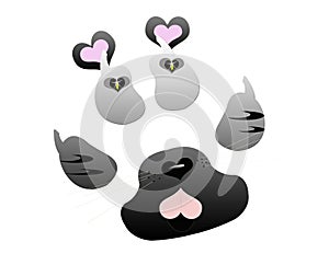 Love Your Cat Icon Logo