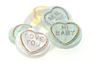 Loveheart sweets photo