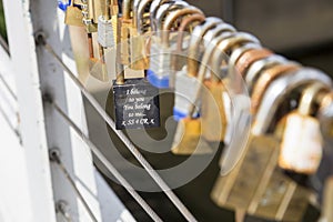 Lovelocks Love Padlocks in Leeds