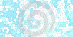 Lovely abstract illustration of blue, green and white Small hexagon. Useful background for your prints