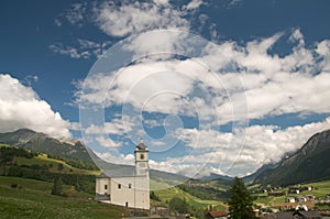 Lovely alpine landscape